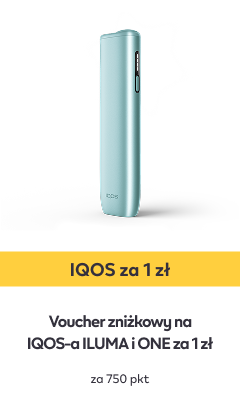 Voucher zniżkowy na IQOS-a ILUMA i ONE za 1 zł za 750 pkt