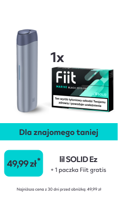 lil SOLID Ez + 1 paczka Fiit gratis za 49,99 zł